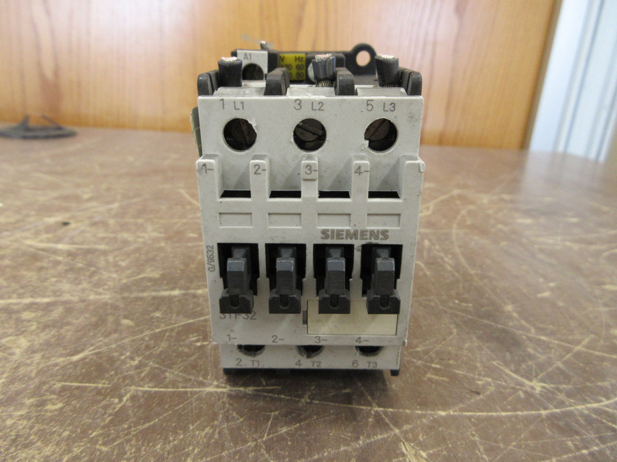 Siemens Contactor 3TF3200-0A 120V Coil Doesn't Have Aux Contacts Used
