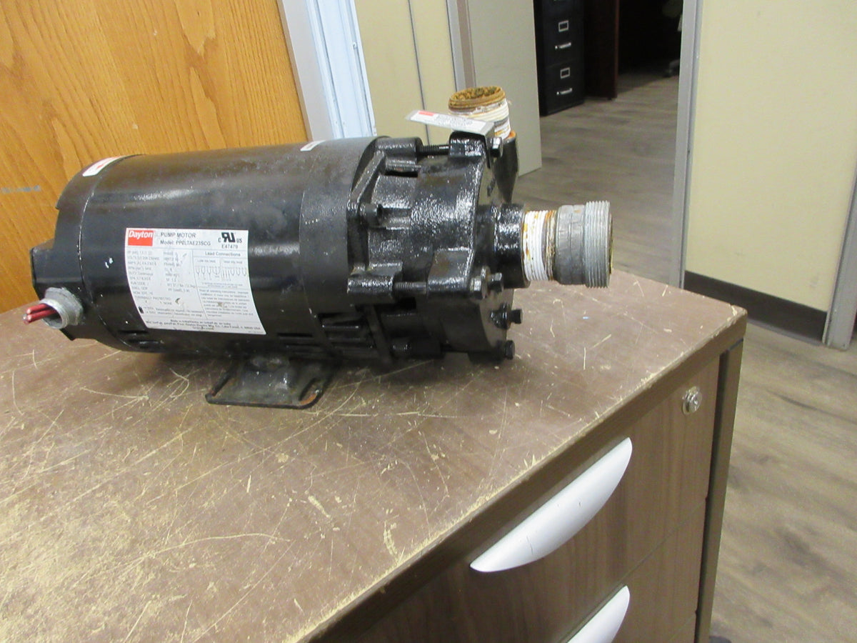Dayton Centrifugal Pump 2ZWP8A 1.5 HP 3450 RPM 60FT Head Max 1.5 GPM Max Used