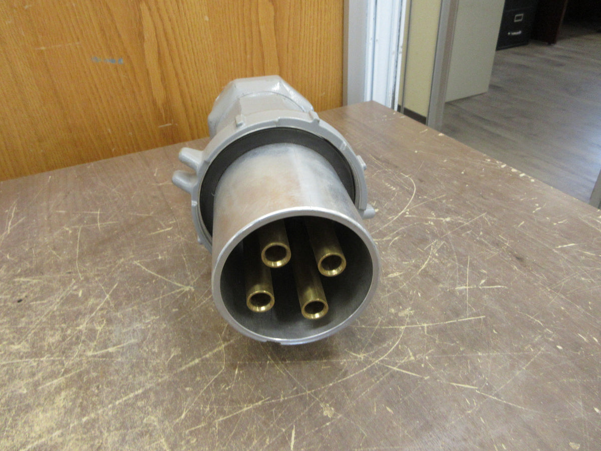 Hubbell Killark Plug VP204513 200A 600V 4W 4P Used