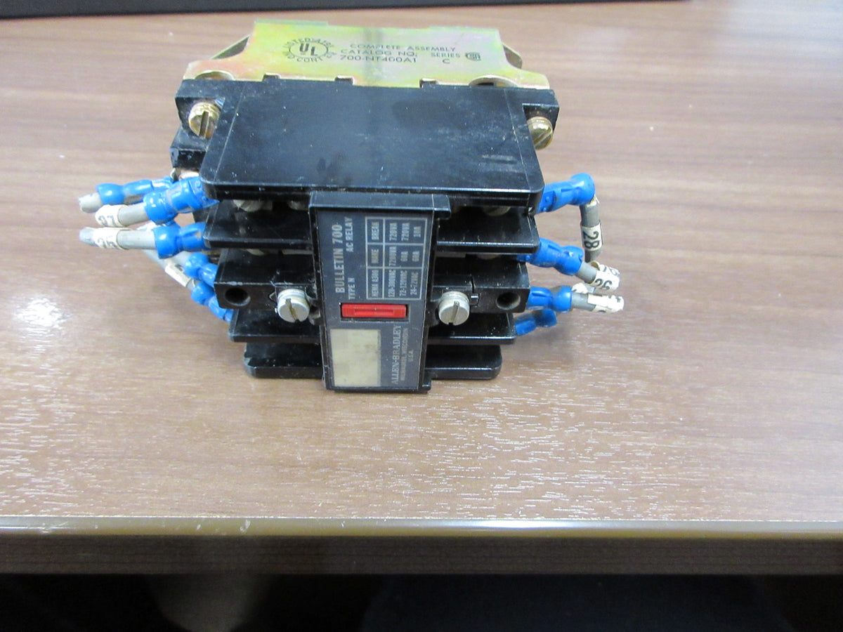 Allen-Bradley AC Relay 700-NT400A1 Sec. C 120V Coil Used