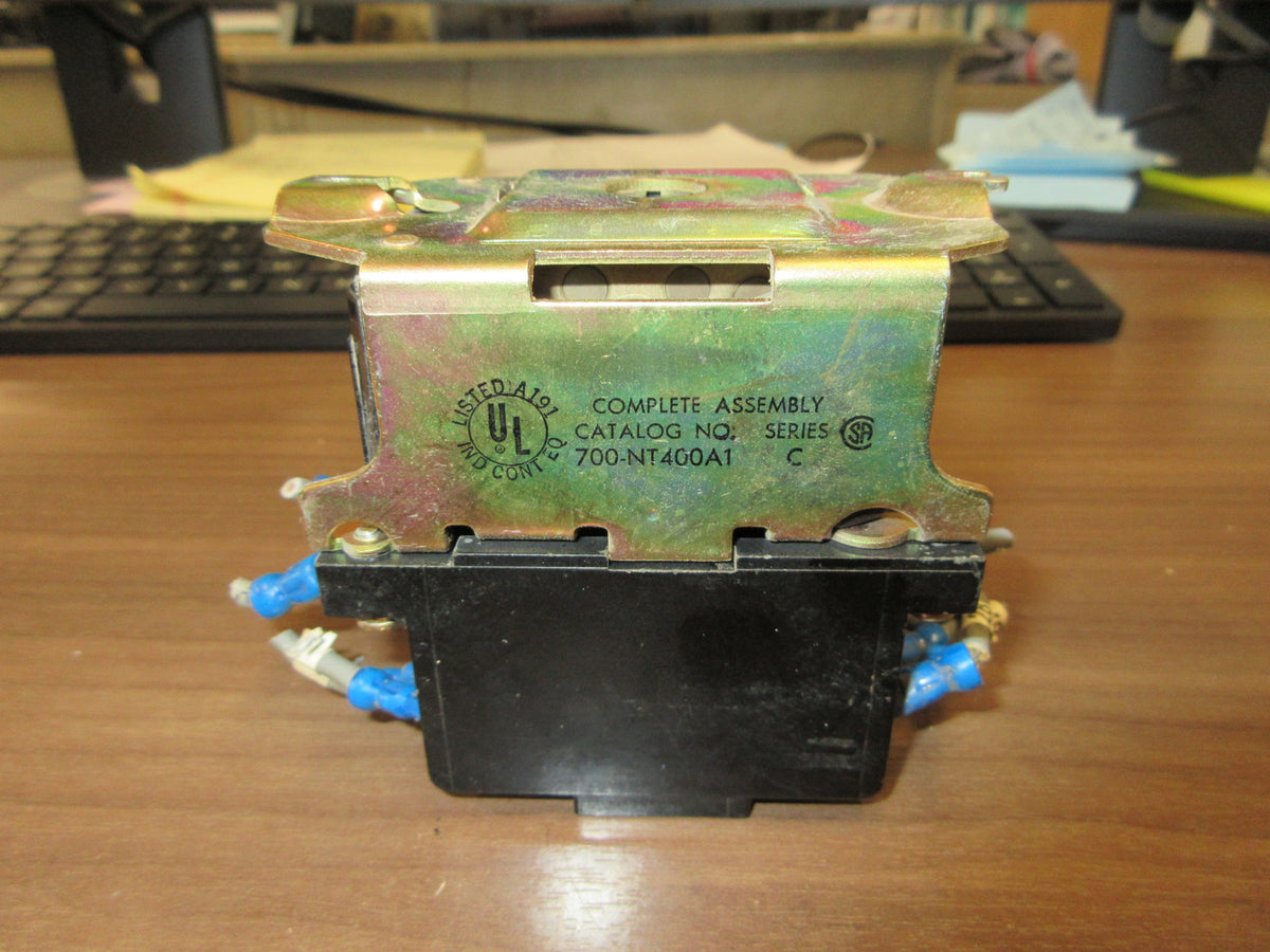 Allen-Bradley AC Relay 700-NT400A1 Sec. C 120V Coil Used
