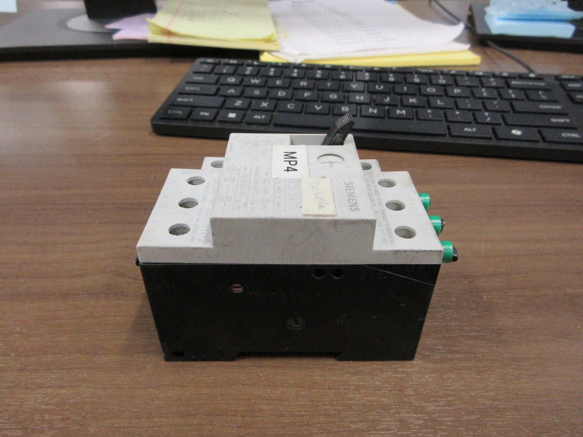 Siemens Manual Motor Protector 3VU1300-1NK00 Trip:5-8A Used