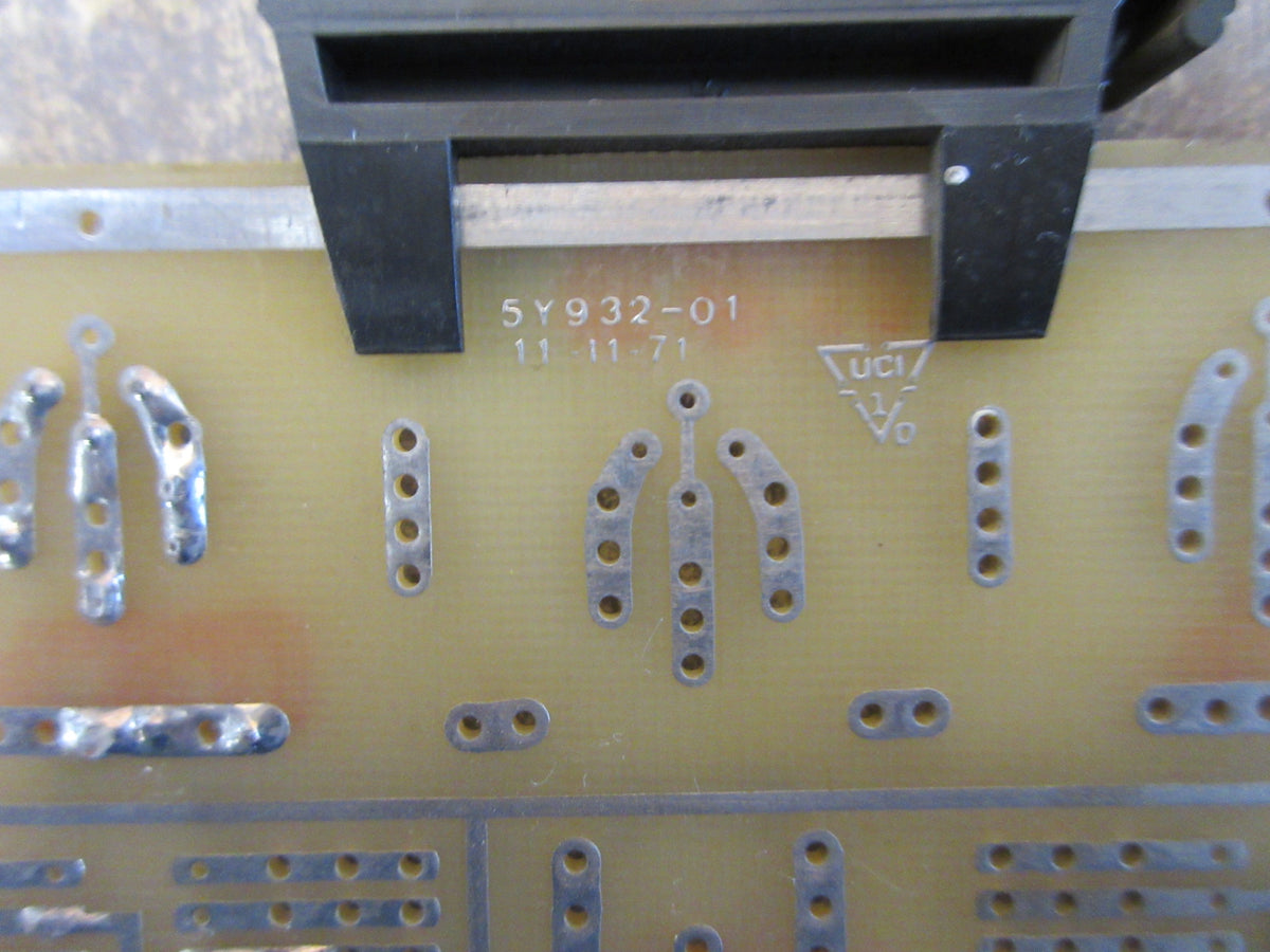 Louis Allis Control Board 5Y932-01 Used