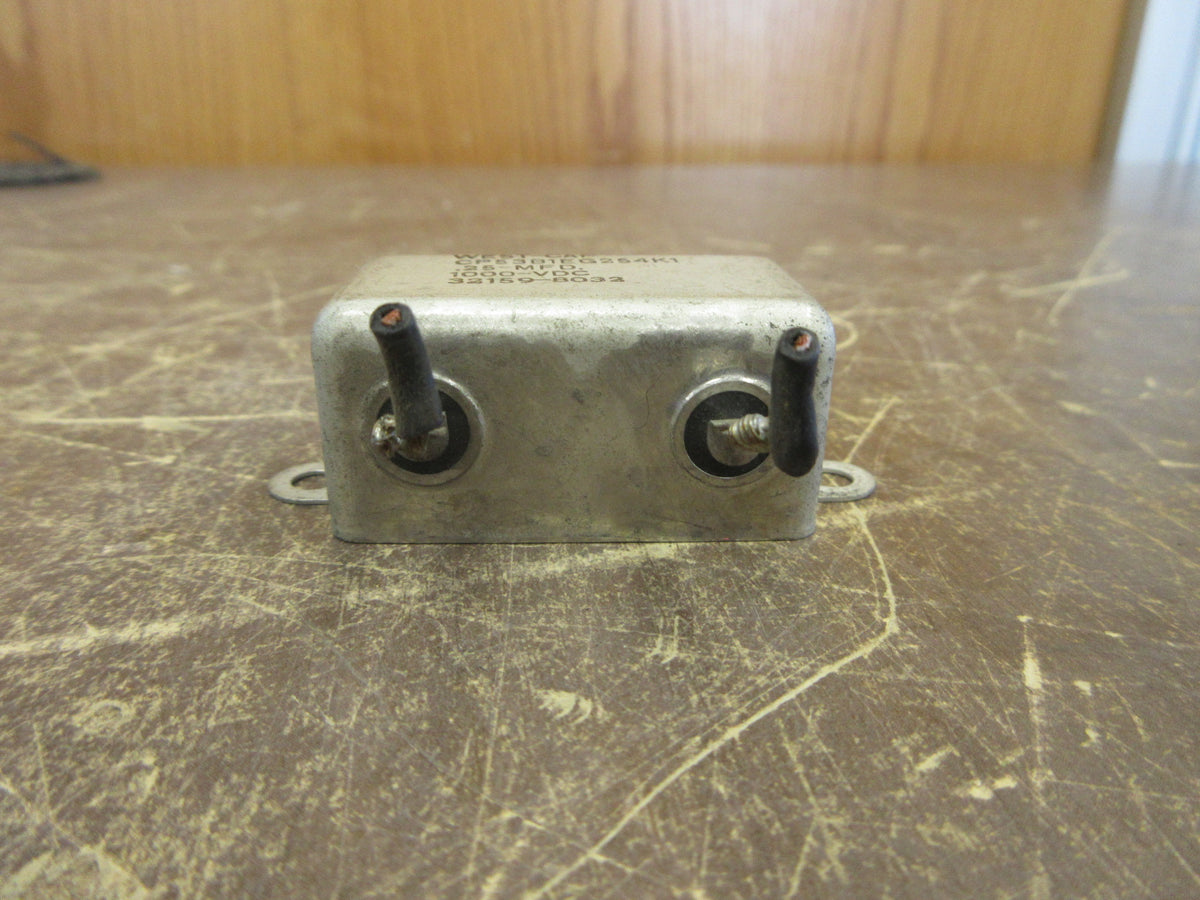 West-Cap Capacitor CP53B1EG254K1 0.25 MFD 1000 VDC Used
