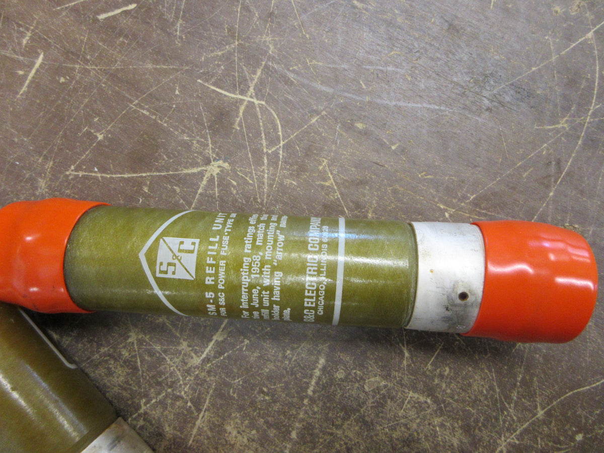 S&C SM-5 Fuse Refill Unit 130600-R4 400C 4.16 KV *No Box * New Surplus