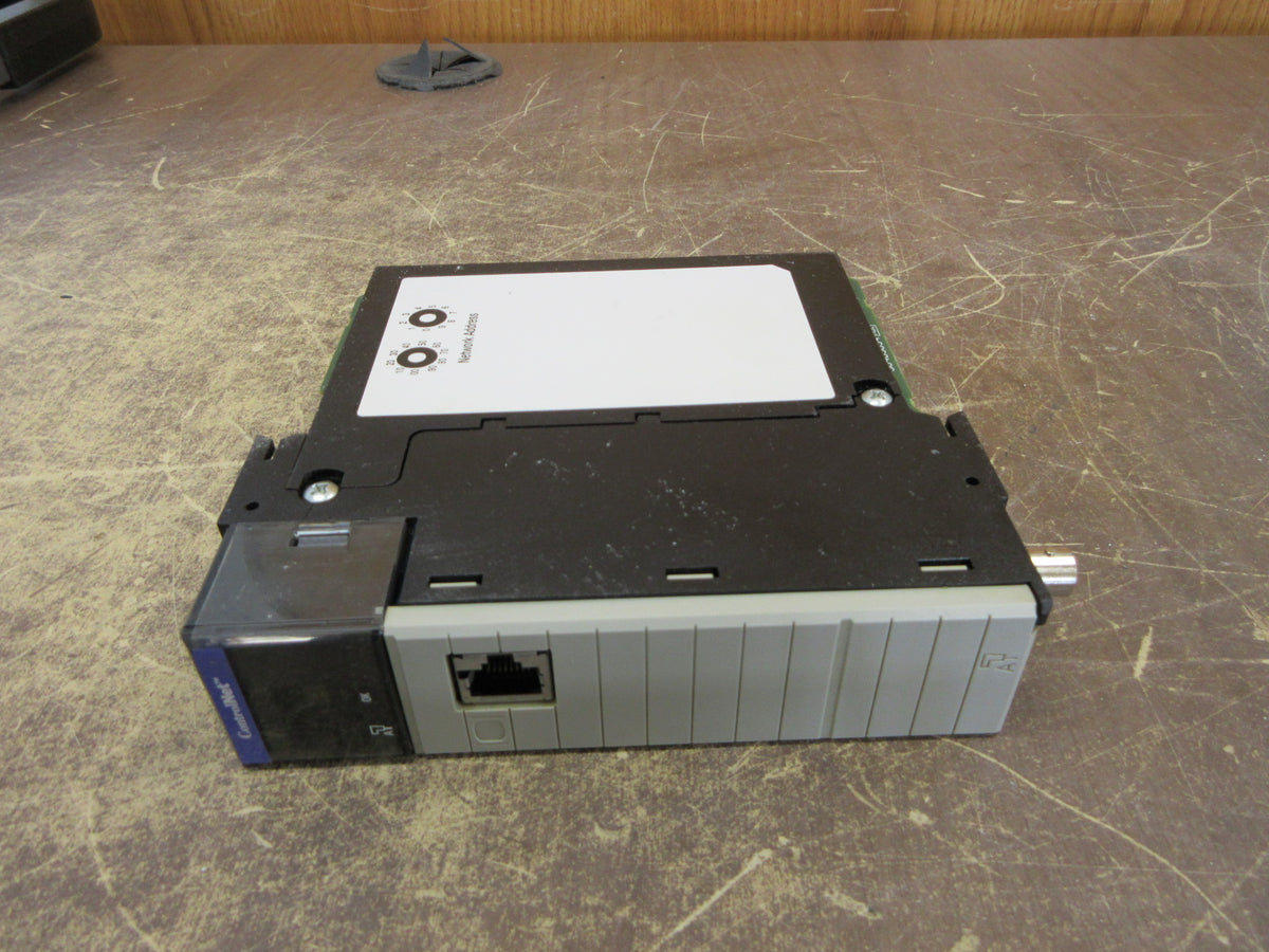 Allen-Bradley Control Net Comm. Bridge Module 1756-CN2 Ser, A F/W.V12.001 Used