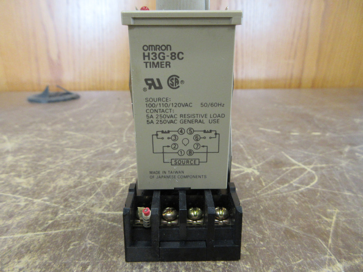 Omron Timer H3G-8C Range: 0-60 sec Used