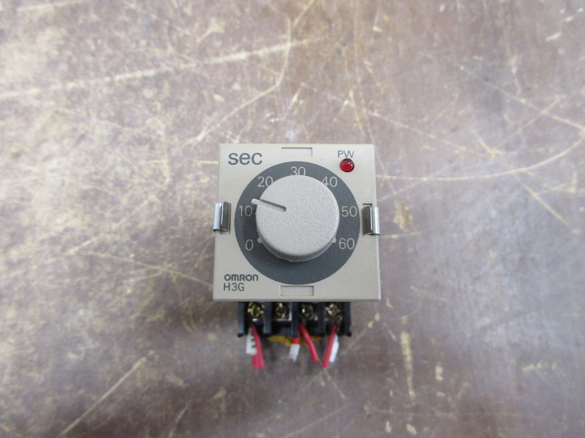 Omron Timer H3G-8C Range: 0-60 sec Used