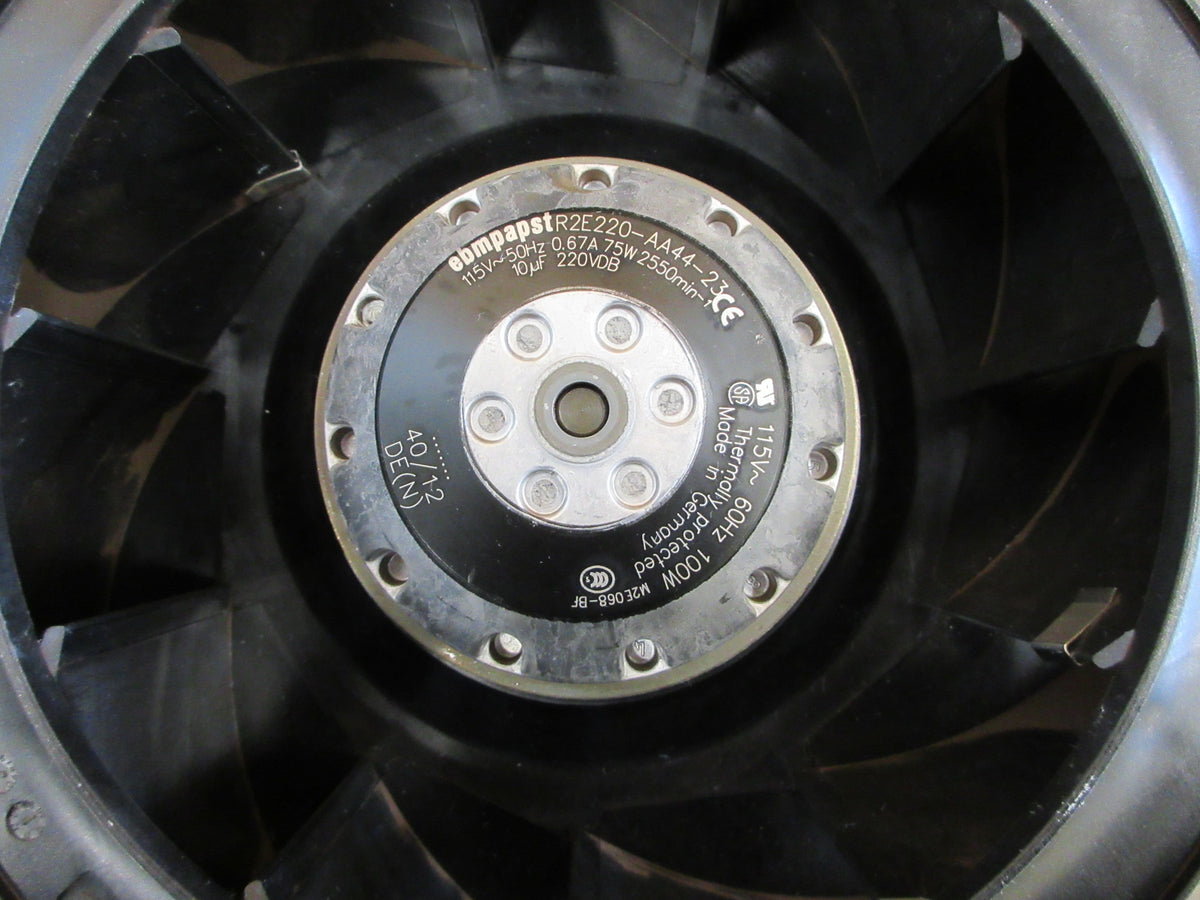 ebmpapst Motorized Impeller R2E220-AA44-23 115V 60Hz 100W 2550 RPM Used