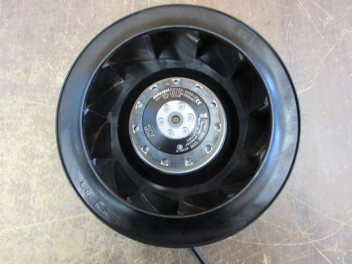 ebmpapst Motorized Impeller R2E220-AA44-23 115V 60Hz 100W 2550 RPM Used