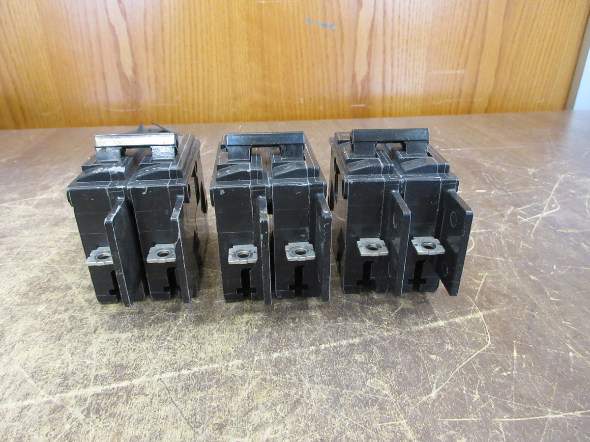 Siemens Type BQ Bolt-On Circuit Breaker BQ2B020 20A 120/240V 2P *Lot of 2* Used