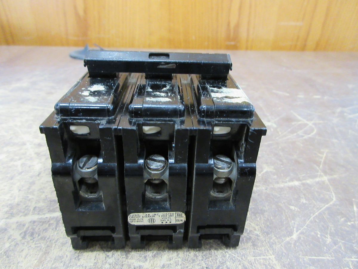 ITE Clip-On Circuit Breaker QP3-B050 50A 240V 3P Used