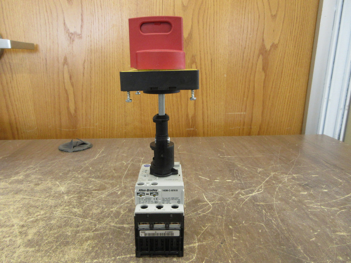 Allen-Bradley Manual Starter 14M-C2E-C16 Ser. C Trip: 10-16A W/Handle Used
