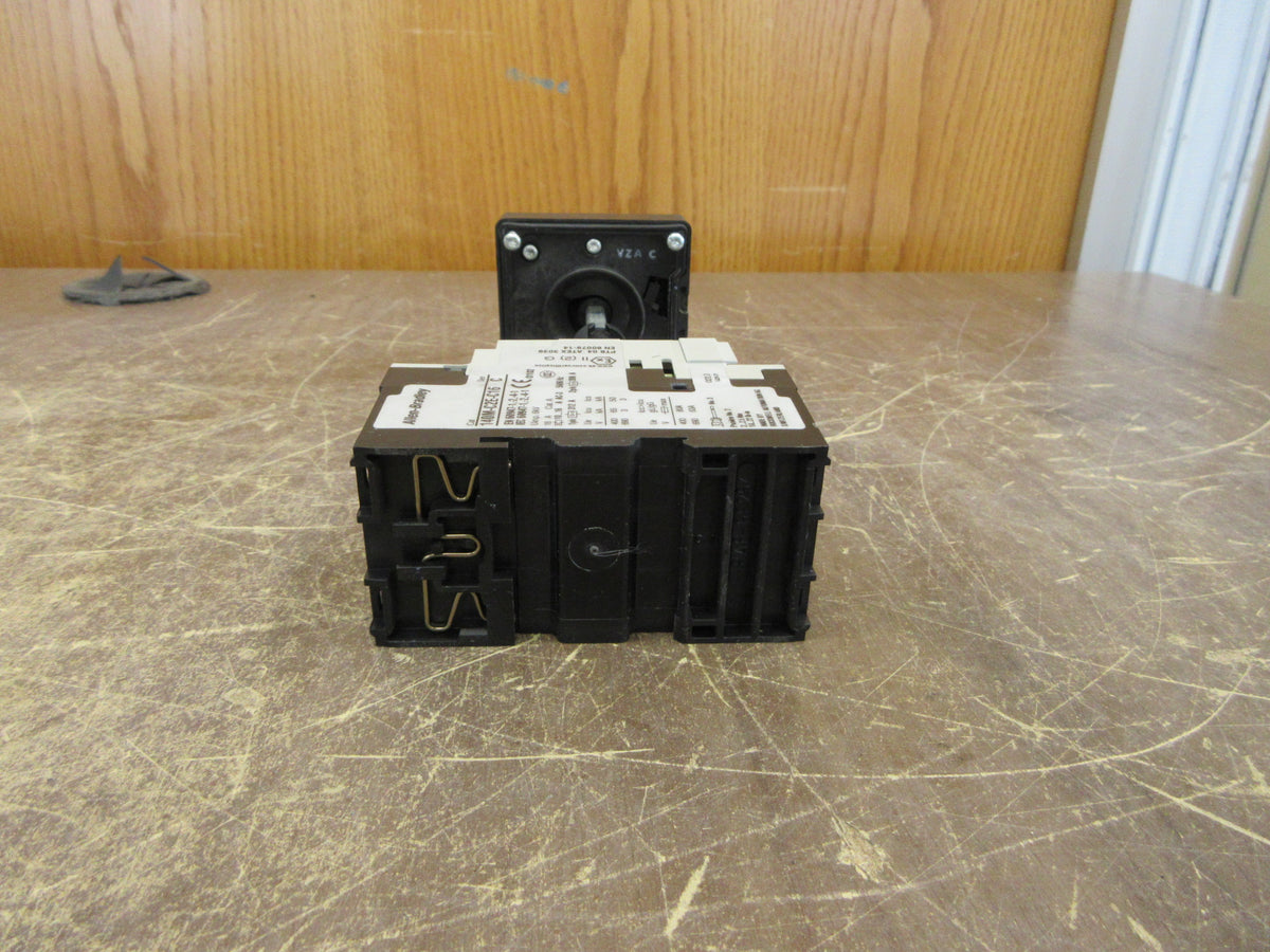 Allen-Bradley Manual Starter 14M-C2E-C16 Ser. C Trip: 10-16A W/Handle Used