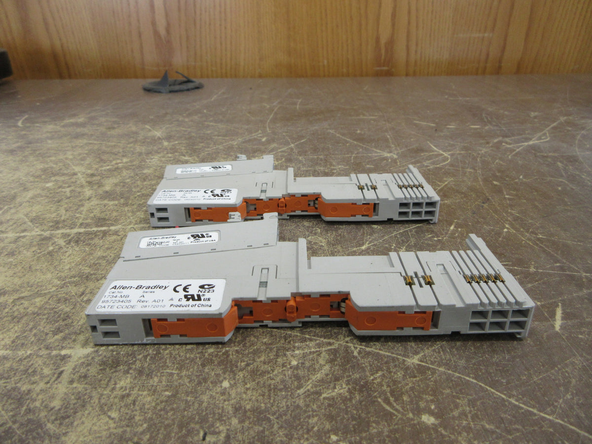 Allen-Bradley Mounting Base 1734-MB Ser. A Rev, A01 1734-RTBCJC Module Used