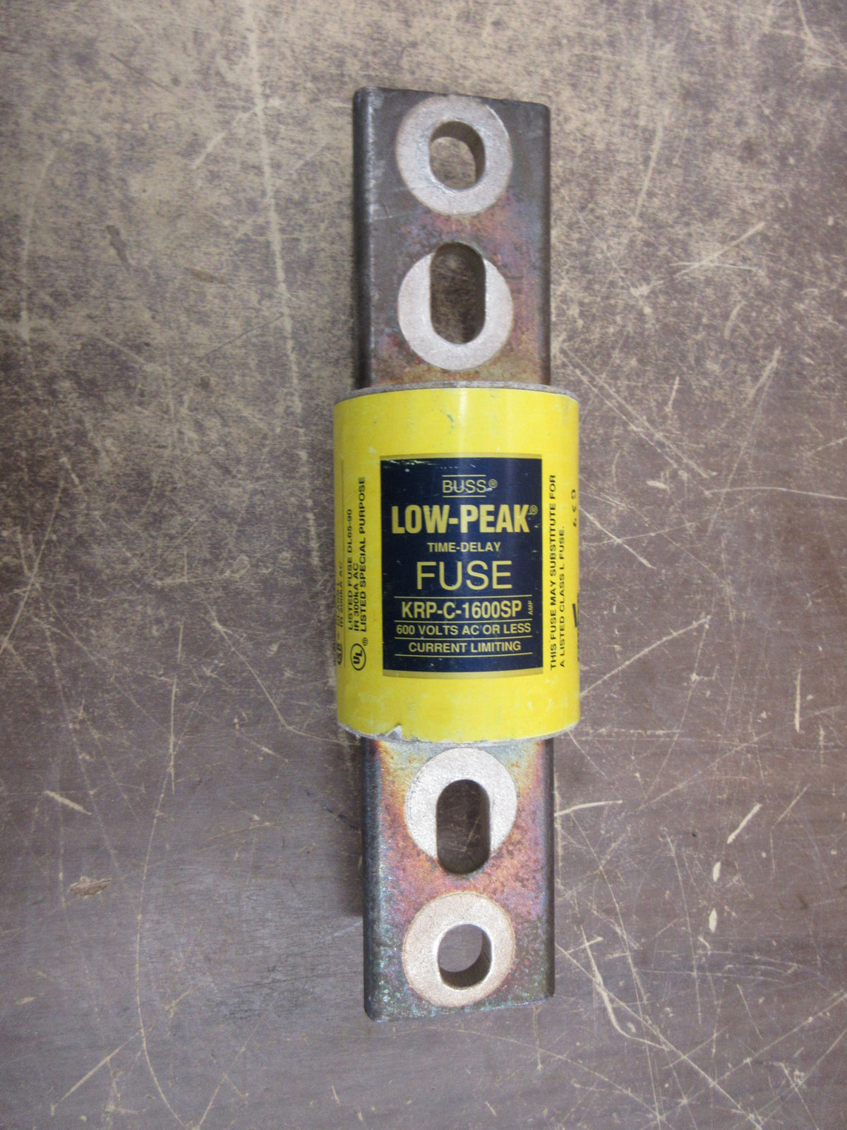 Bussmann Buss Low- Peak Fuse KRP-C-1600SP 1600A 600V Used
