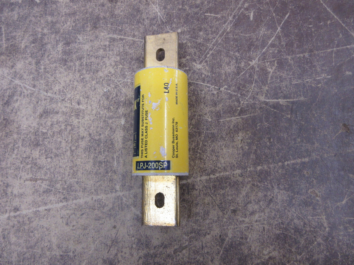 Bussmann Buss Low-Peak Fuse LPJ-200SP 200A 600V Used