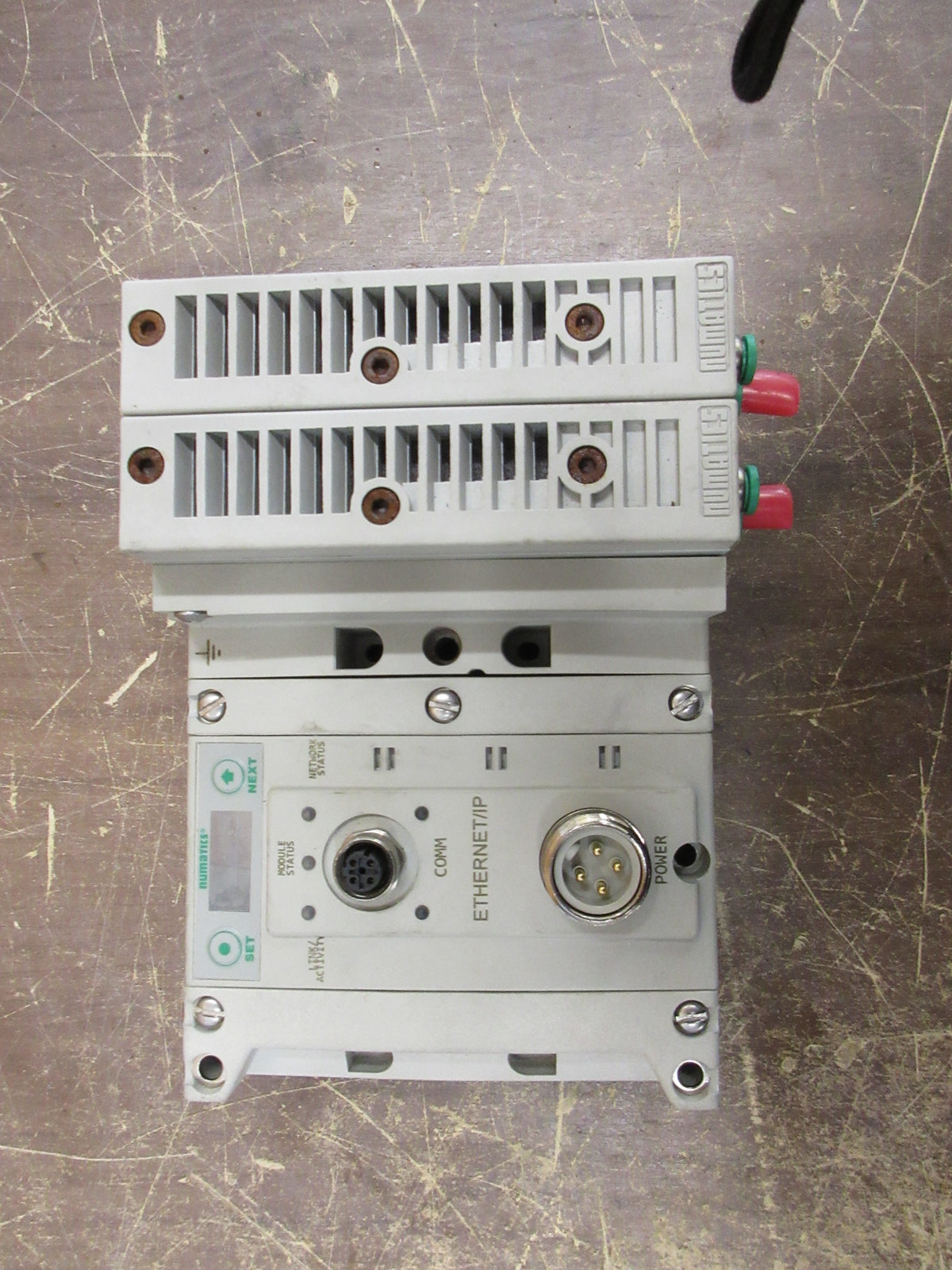 Numatics G3 Series Manifold Terminators & Comm. Module 240-184/240-181 Used