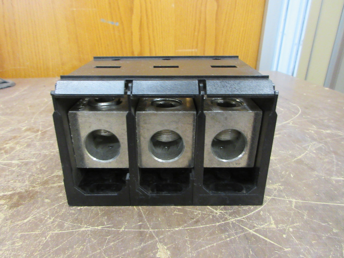 Marathon Power Distribution Block 1333595 CH 420A 600V 3P Load: 4-8, 4-14 Used