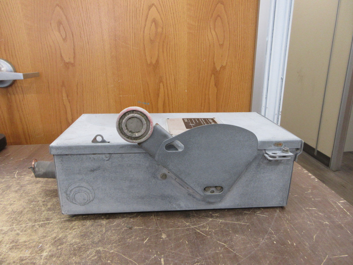 Eaton 3R Fusible Safety Switch/Disconnect DH362FRK Ser. B 60A 600V 3P Used