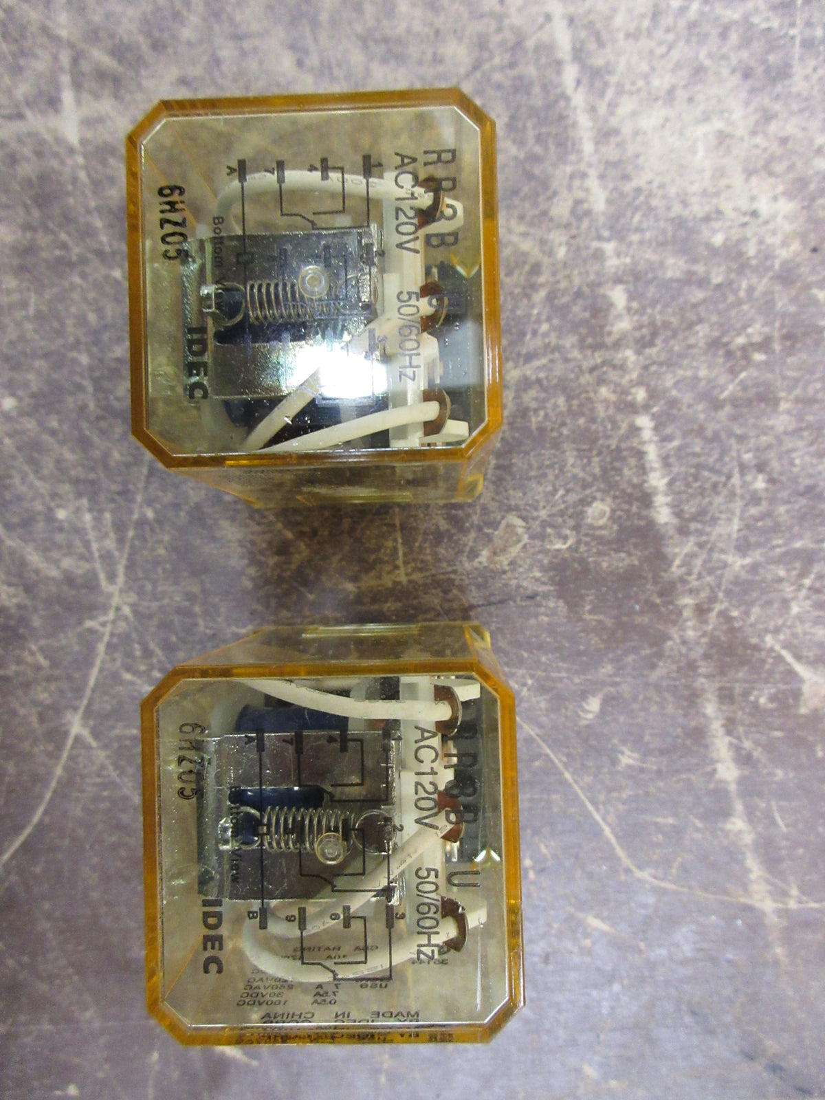Idec Relay Idec 120V Coil * Lot of 2 * Used