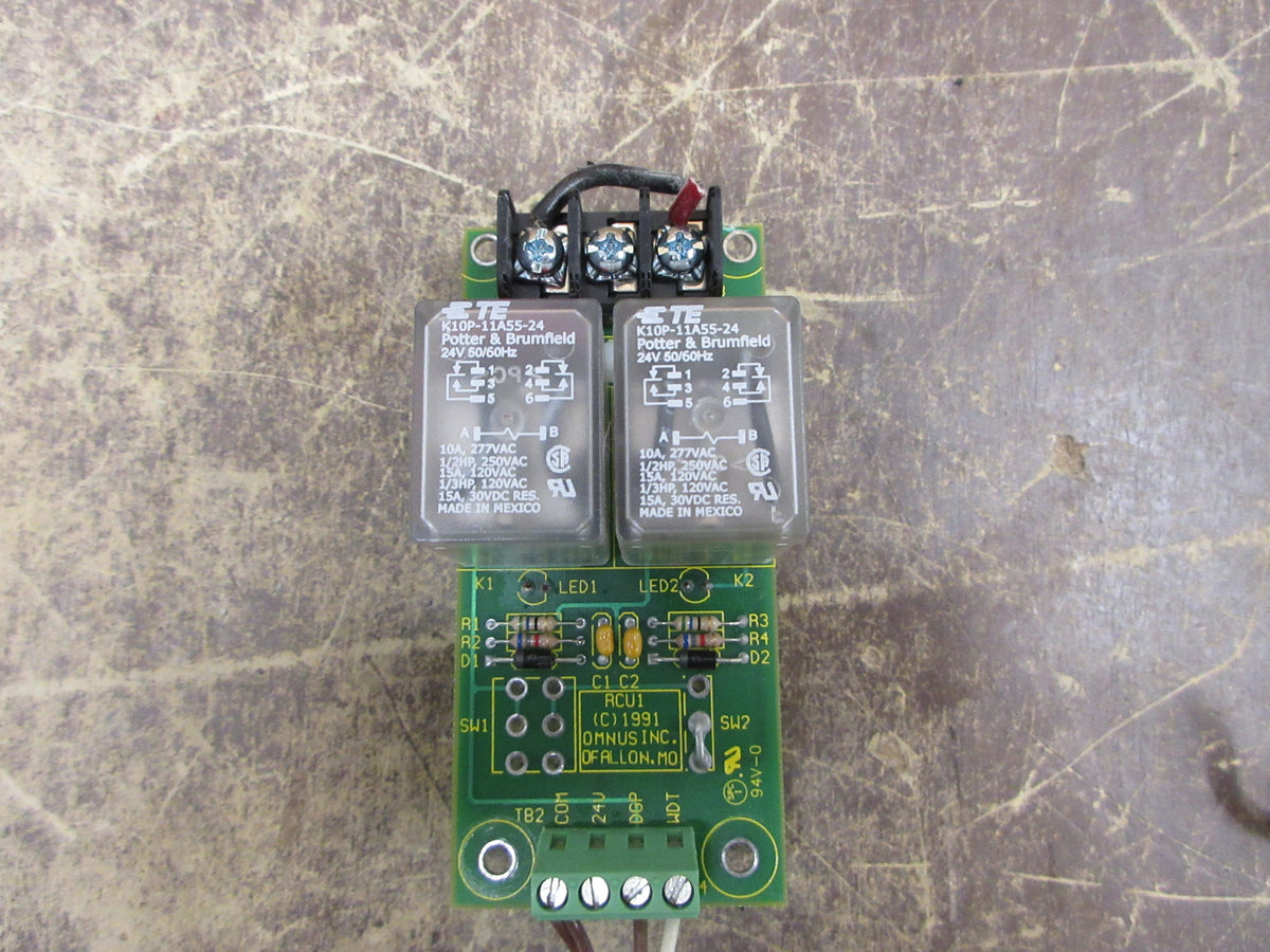 Omnus Relay Board RCU1 Rev. C Used