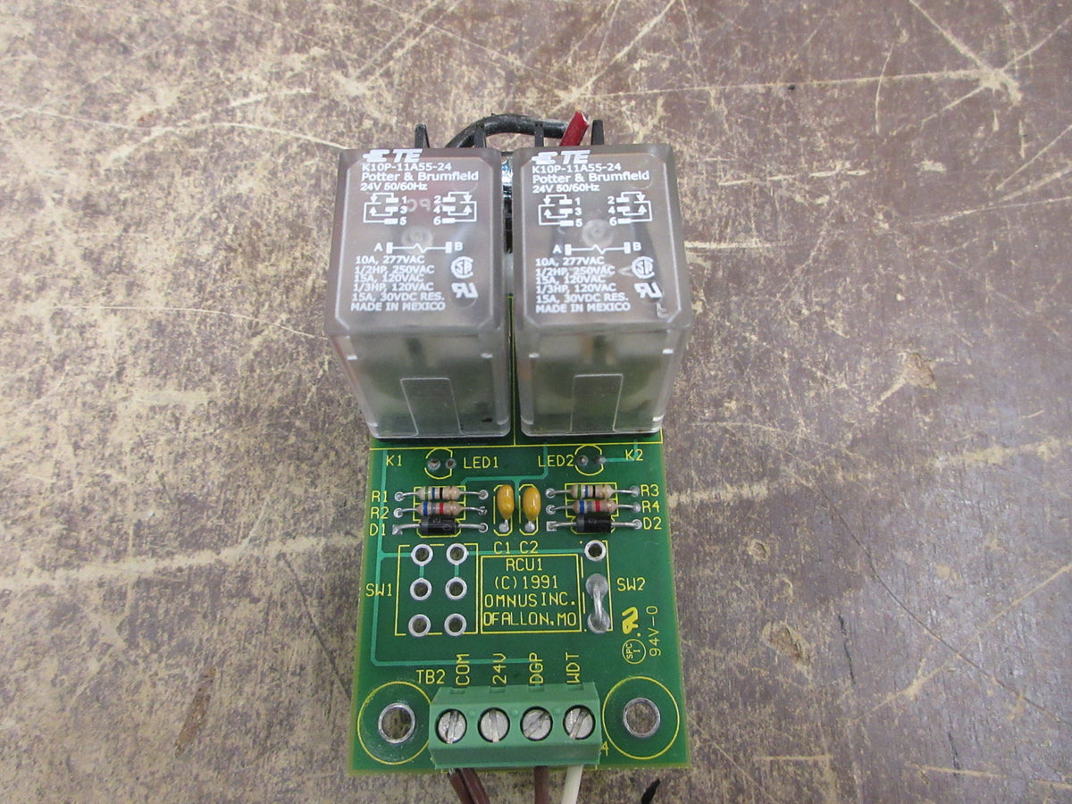 Omnus Relay Board RCU1 Rev. C Used