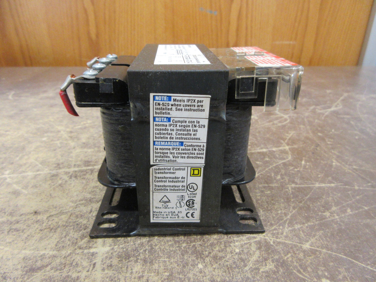 Square D Transformer 9070T150D1 0.15KVA Pri: 240/480V Sec: 120V 50/60Hz Used