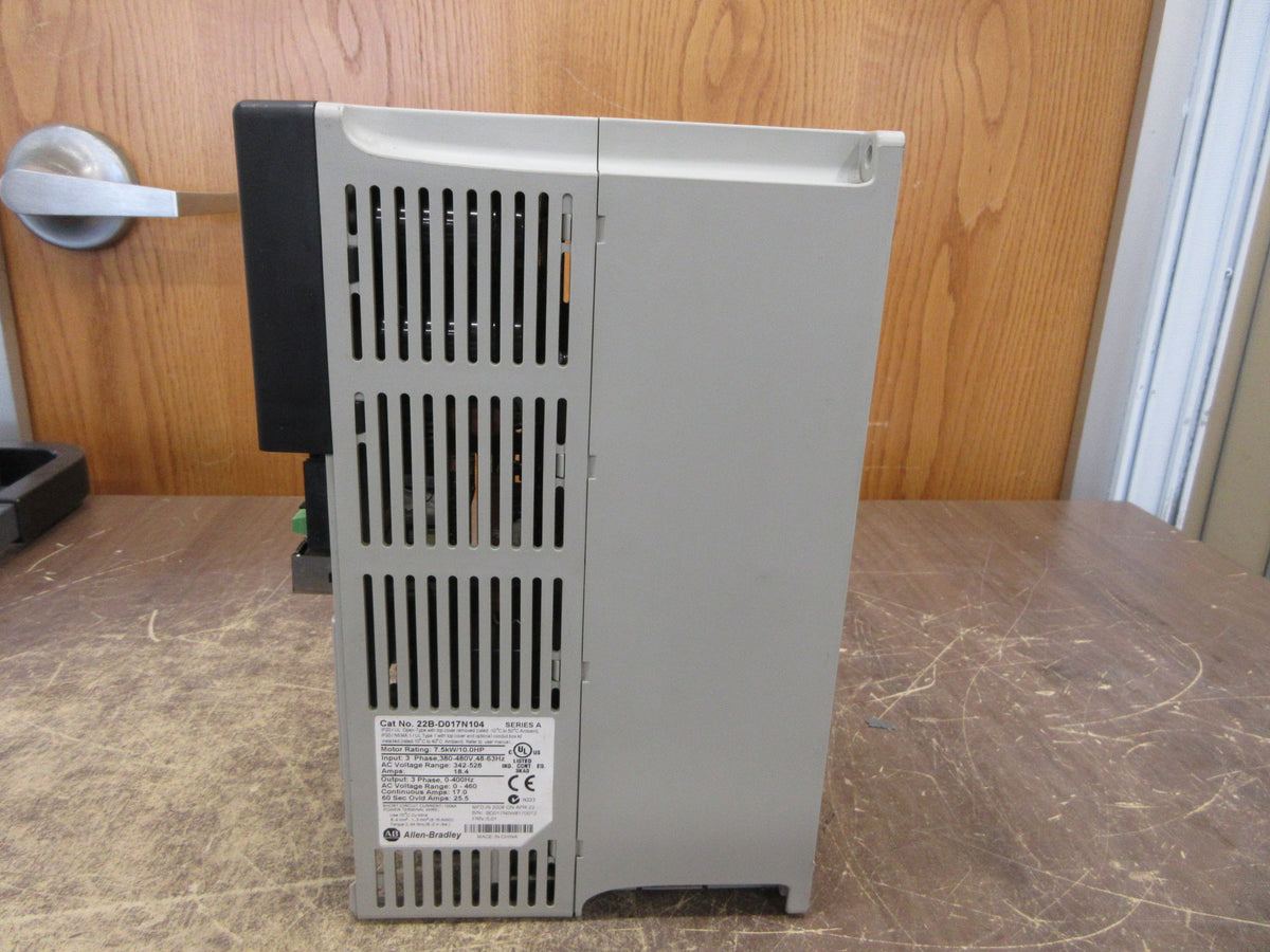 Allen-Bradley Power Flex 40 AC Drive 25B-D6P0N104 Ser. A 10HP 3Ph Used
