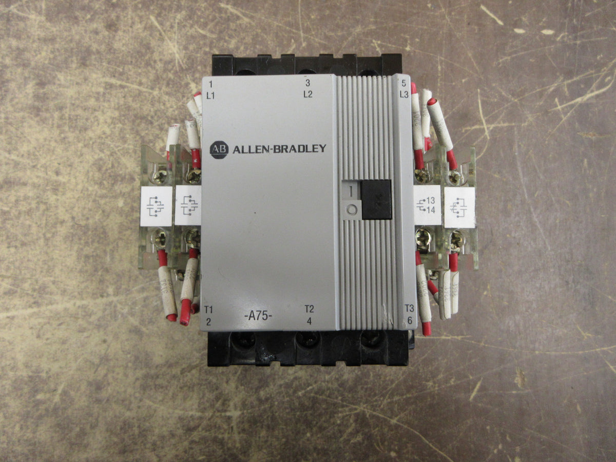 Allen-Bradley Contactor 100-A75N*3 Ser. C 120V Coil 75A 600V Used