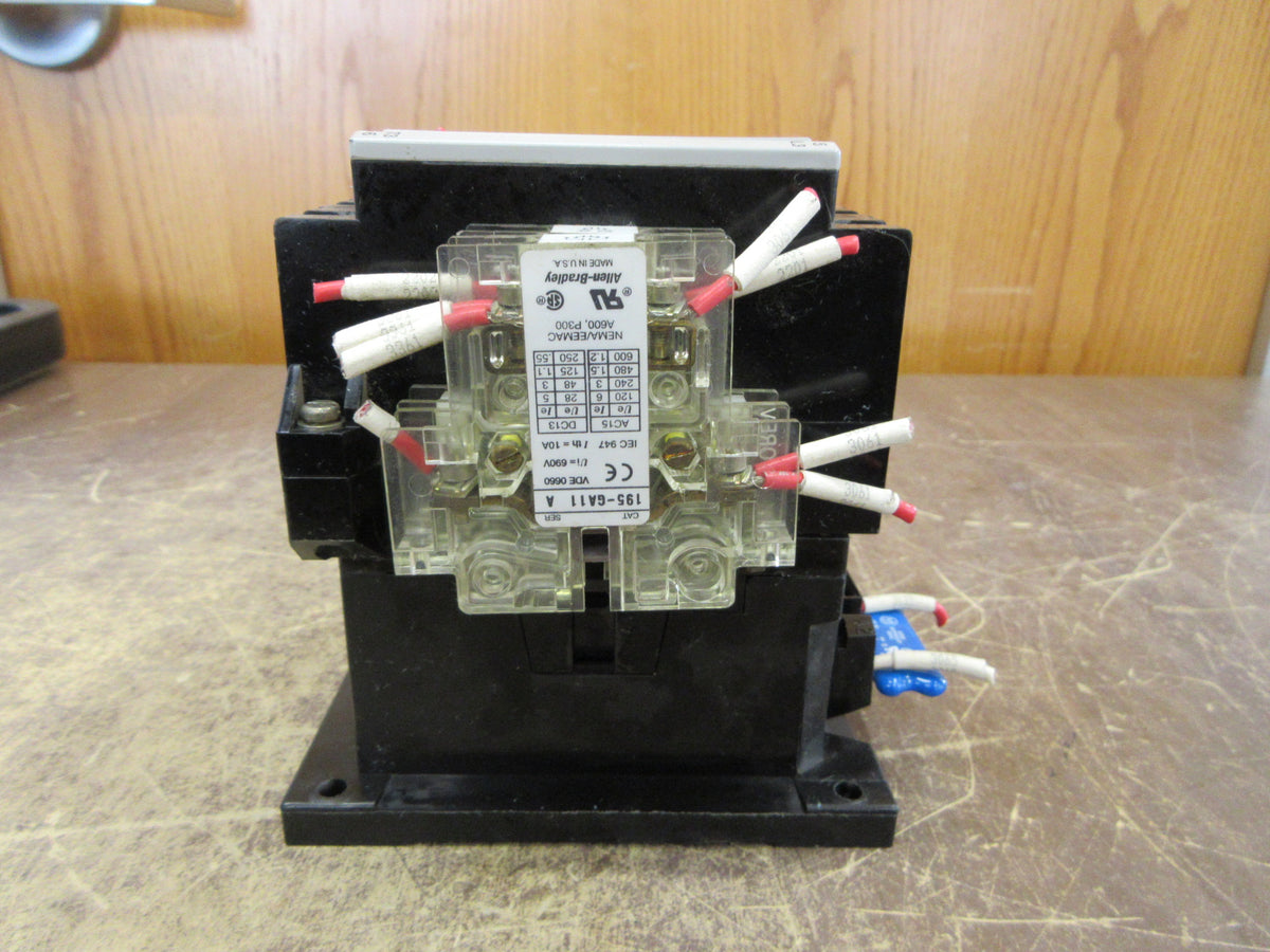 Allen-Bradley Contactor 100-A75N*3 Ser. C 120V Coil 75A 600V Used