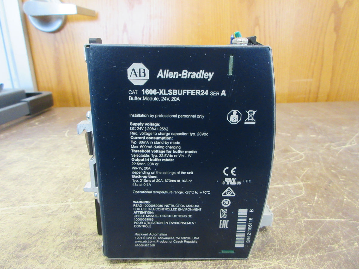 Allen-Bradley Buffer Module 1606-XLSBUFFER24 Ser. A 24VDC 20A Used