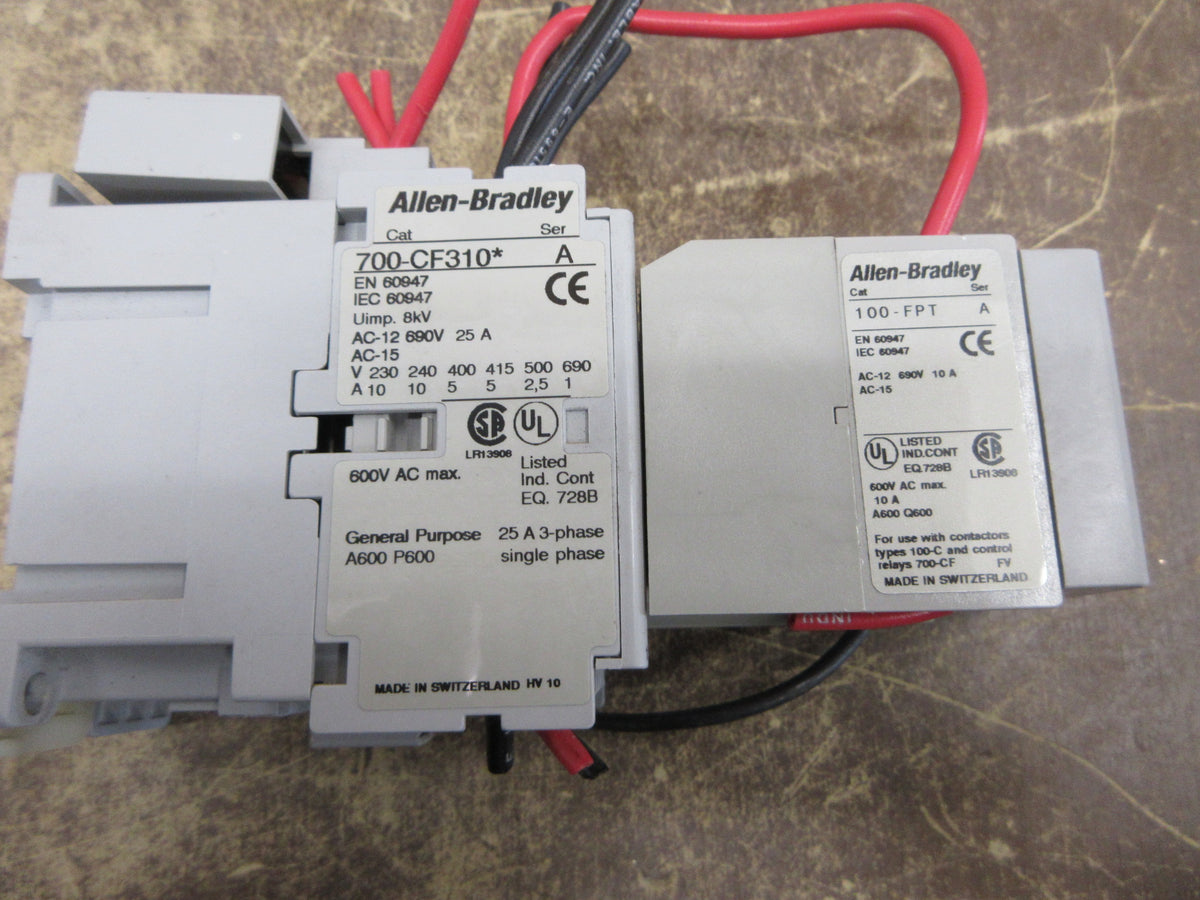 Allen-Bradley Time Delay Relay 100-FPT Ser. A Off Delay: 0.3-30s 120V Coil Used