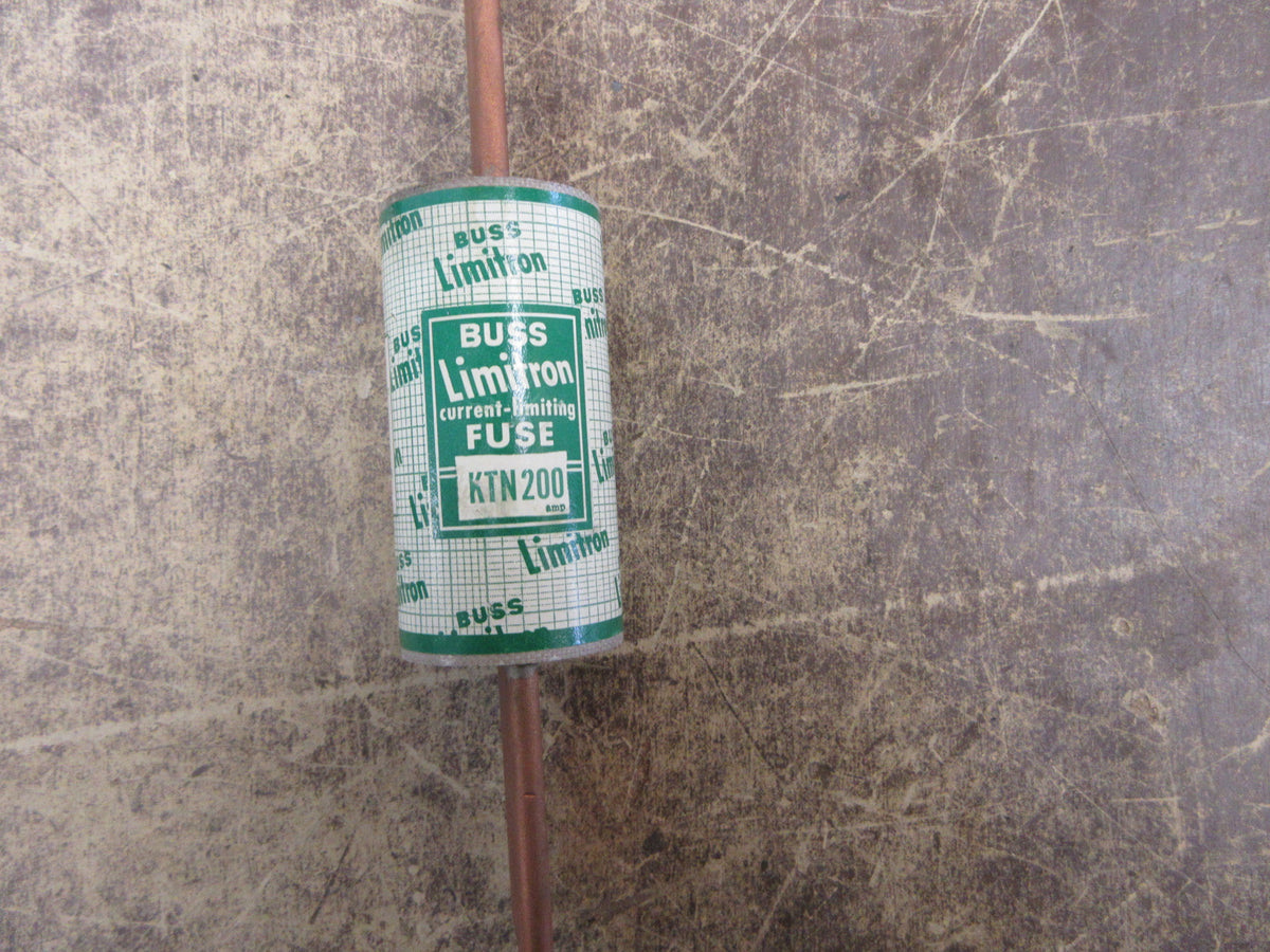 Bussmann Buss Limitron Fuse KTN 200 200A 250V Used