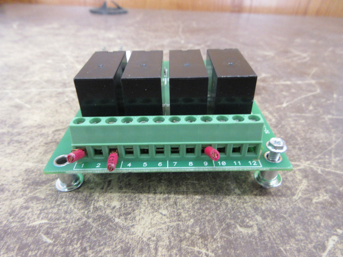 Trane UPC3 Quad Relay Output Board 6400-1126-03 Rev. C Used