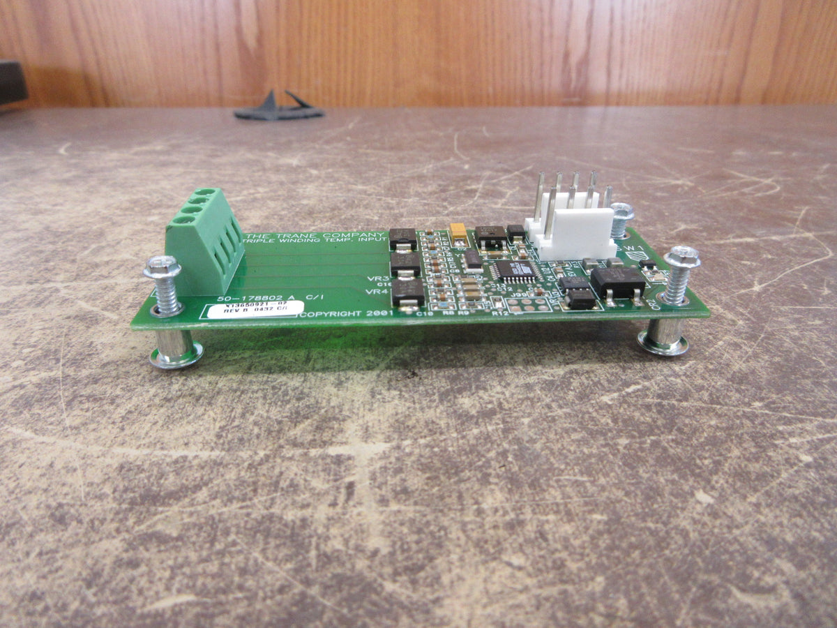 Trane Triple Winding Temp. Input Module X13650921-02 Rev. B Used