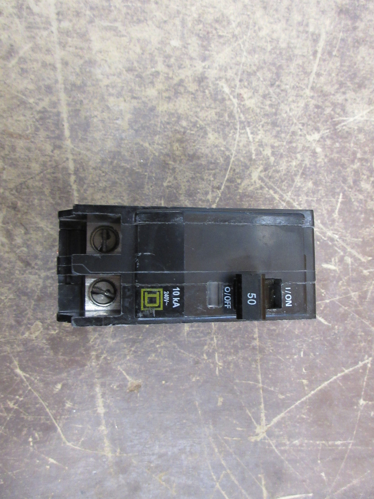 Square D Bolt-on Circuit Breaker QOB250H 50A 240V 2P Used