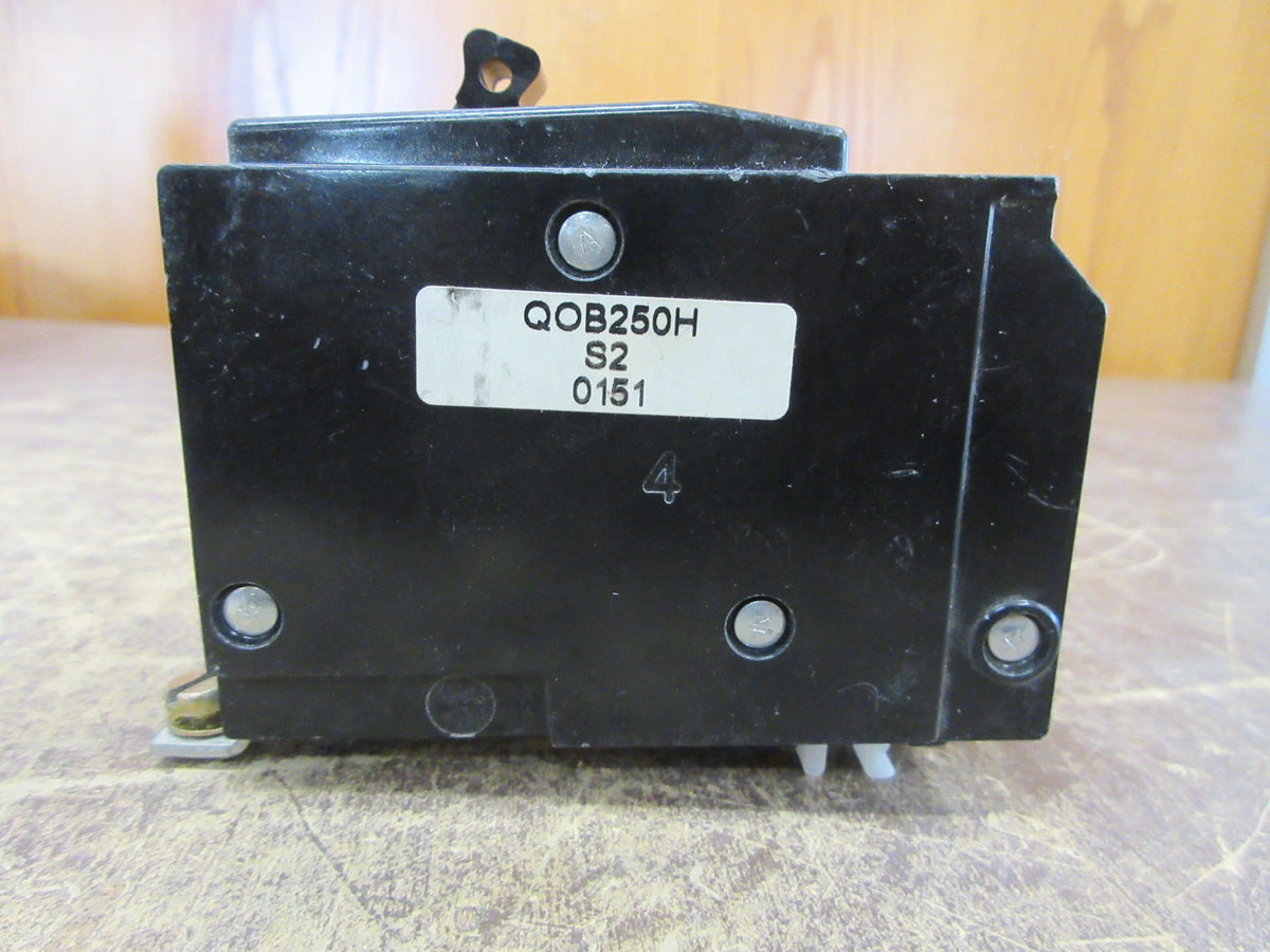 Square D Bolt-on Circuit Breaker QOB250H 50A 240V 2P Used
