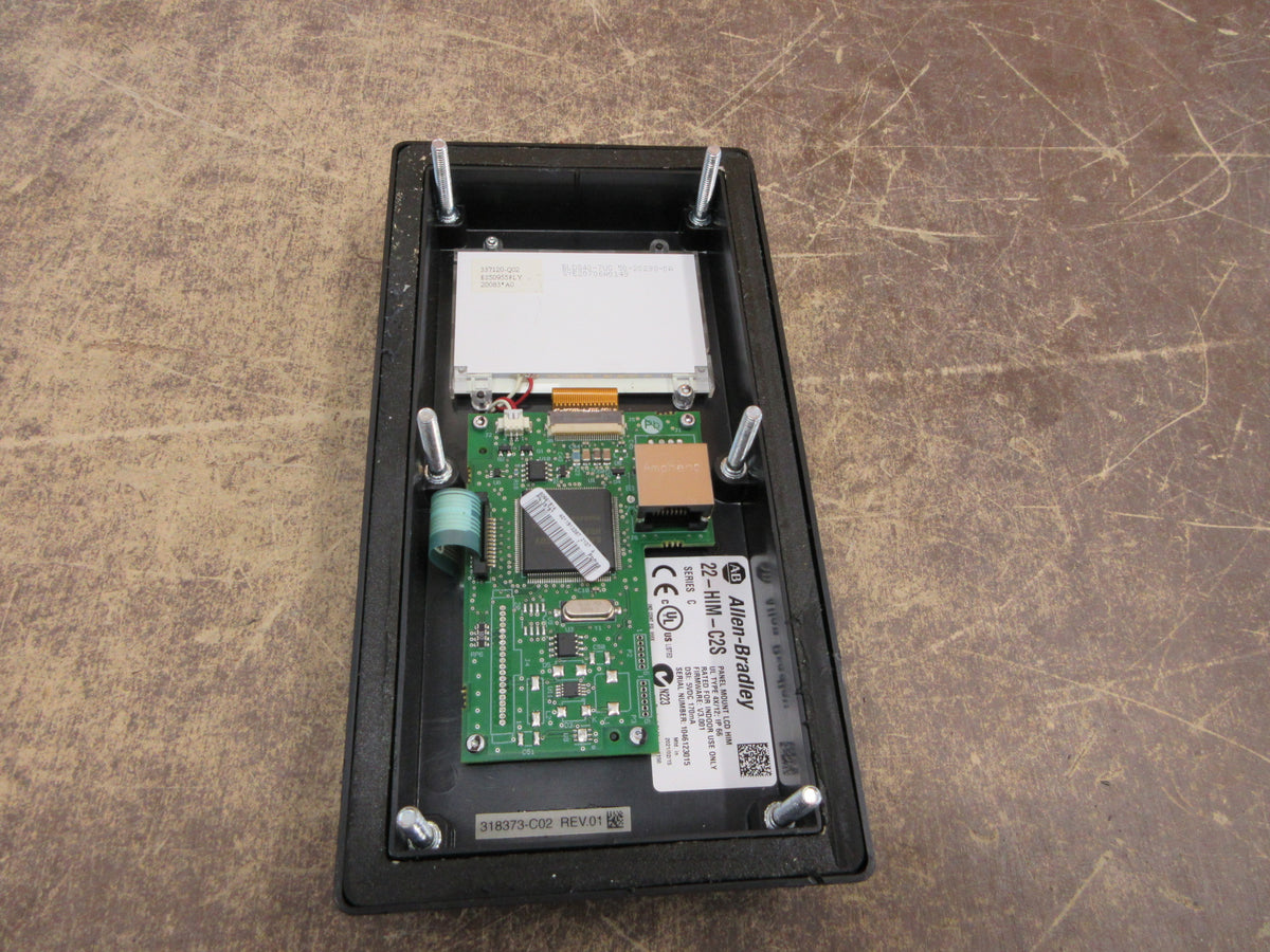 Allen-Bradley Panel Mount LCD HIM Keypad 22-HIM-C2S Ser. C F/W: V3.001Type 4X/1