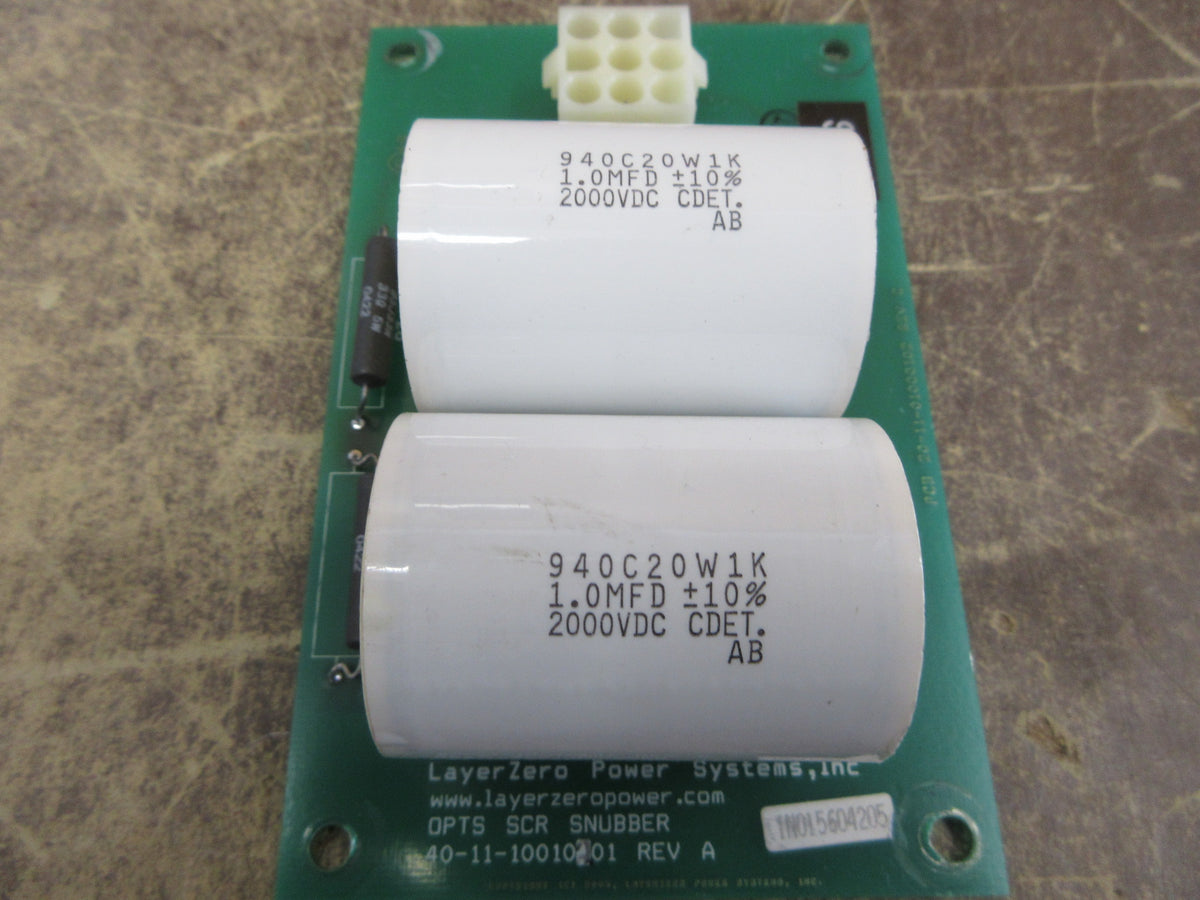 Layer Zero OPTS SCR Snubber 40-11-10010201 Rev. A Used