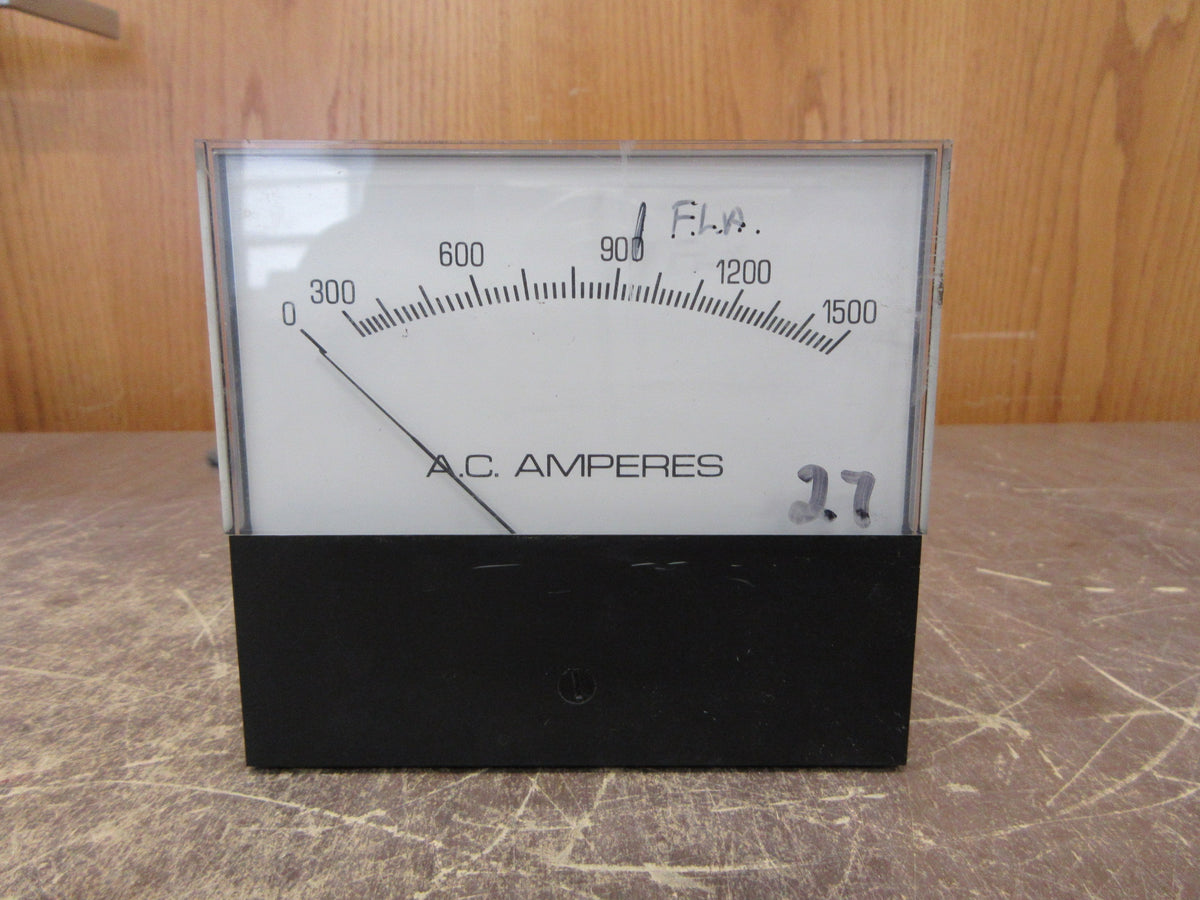 Crompton AC Ammeter 21741152423 Range: 0-1500A Used