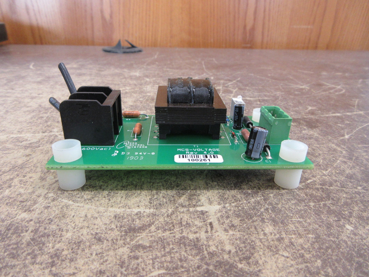 Mico Control Systems Voltage Sensor Board MCS-VOLTAGE Rev. 4.0 200-600VAC Used
