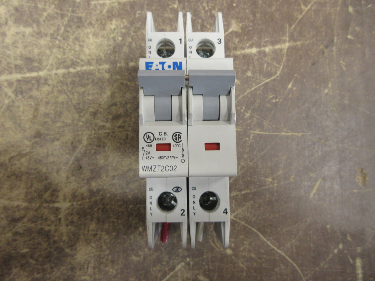 Eaton Circuit Breaker WMZT2C02 2A 480Y/277V 2P Used