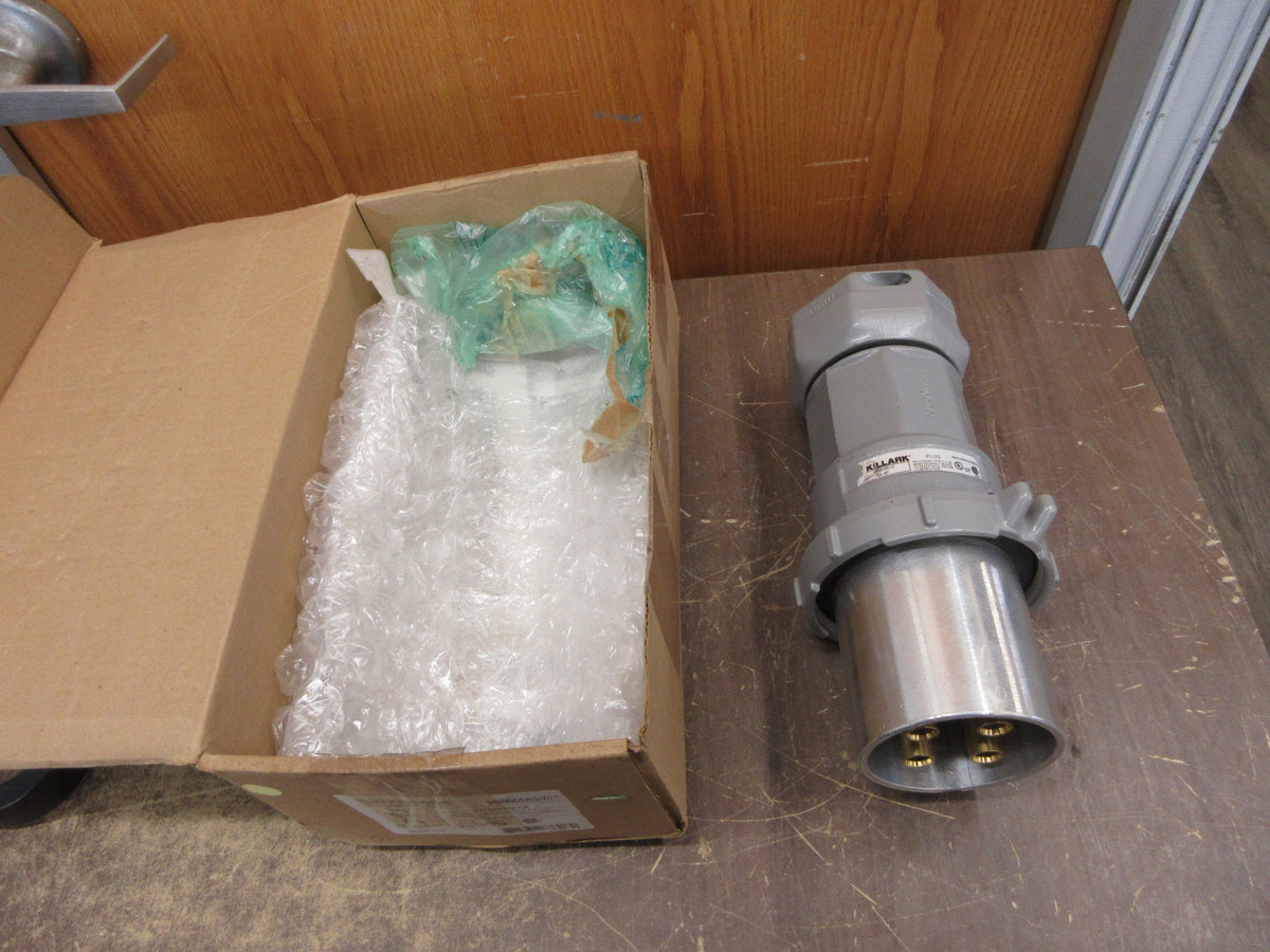 Hubbell Killark VersaMate Plug VP2044612 200A 600V 3W 4P  New Surplus