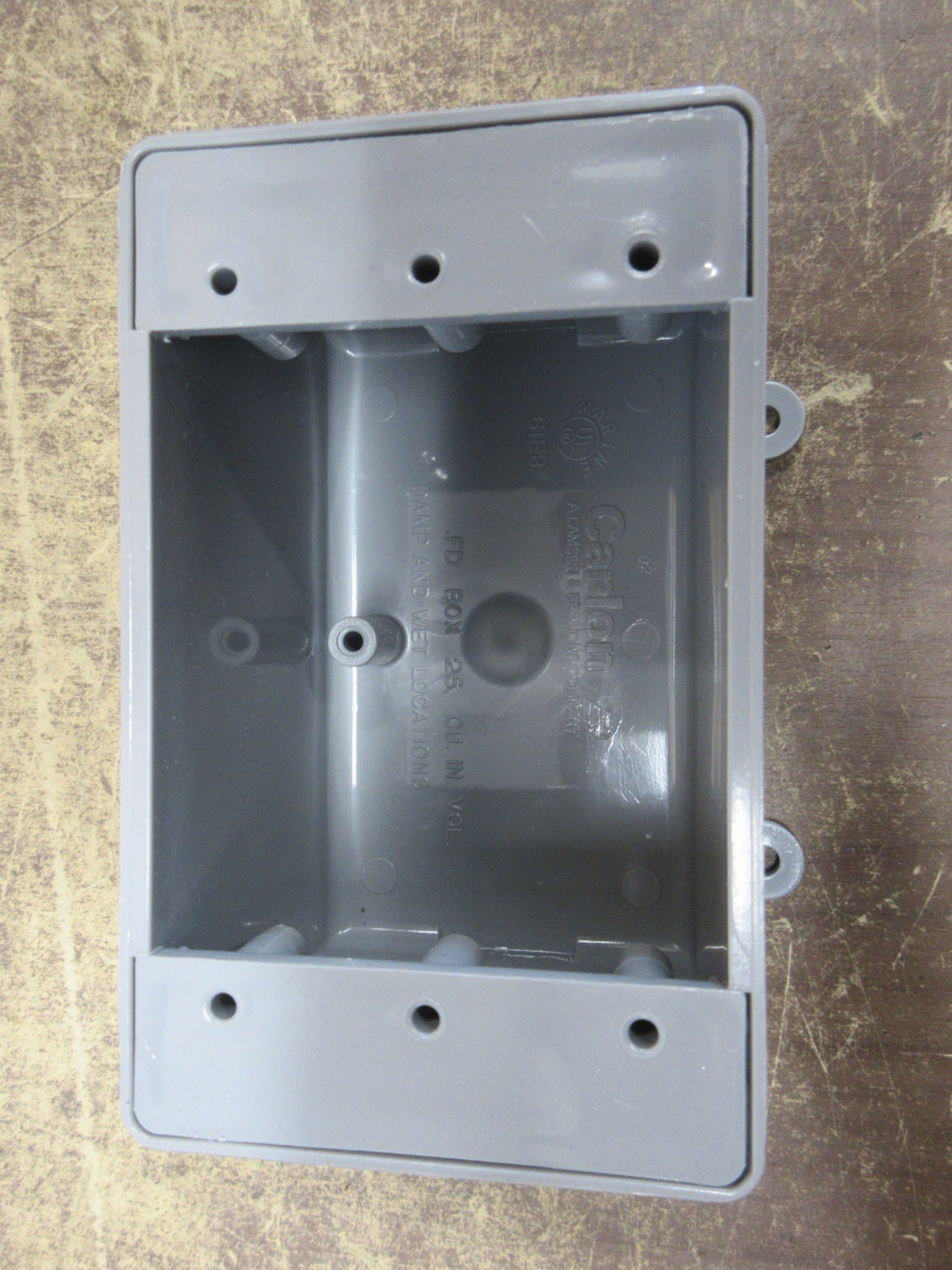 Thomas & Baths Carlon Non-Metallic Device Box E9801 1-Gang New Surplus