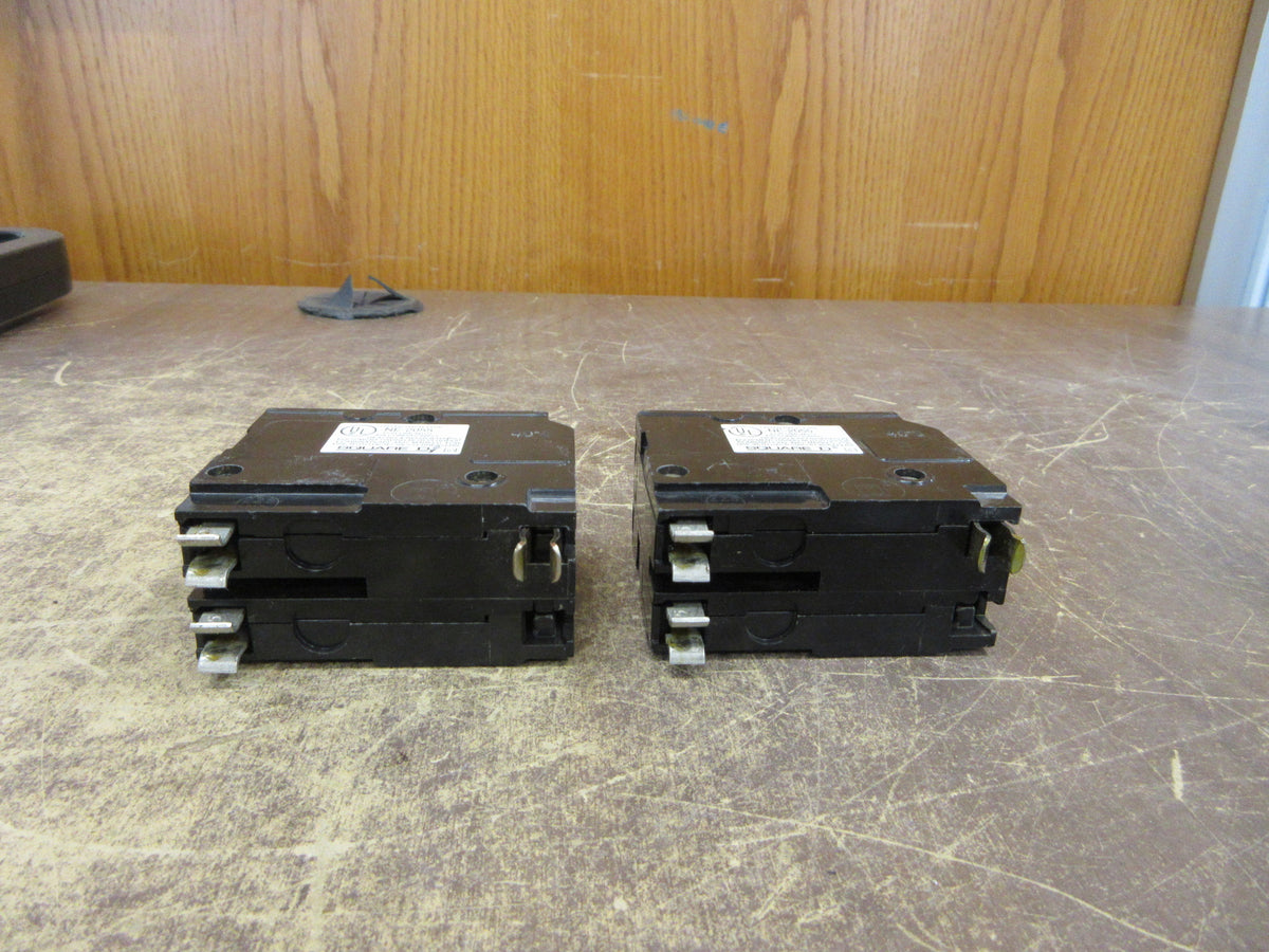 Square D Clip-On Circuit Breaker QO230 30A 120/240V 2P *Lot of 2* Used