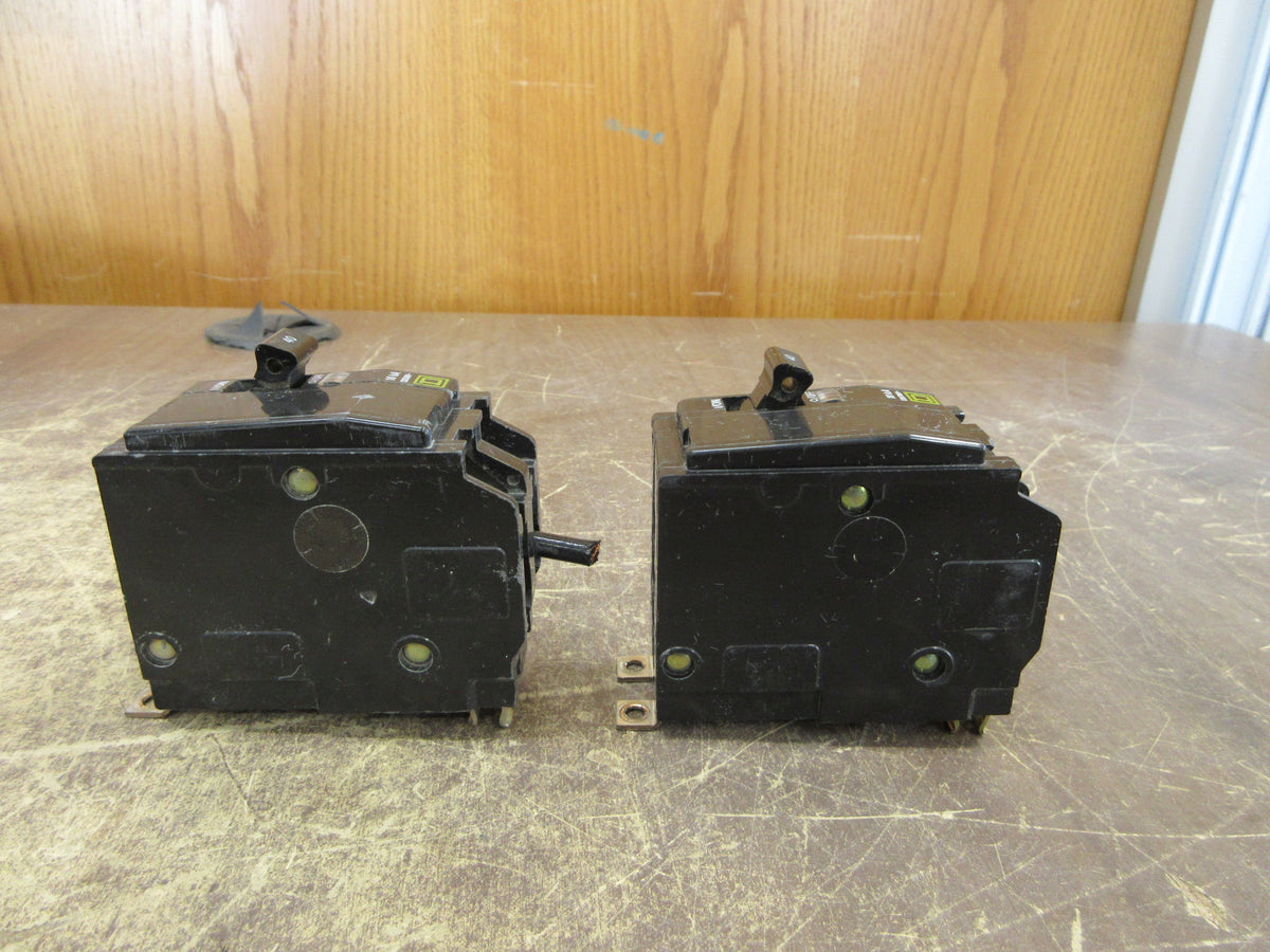 Square D Bolt-on Circuit Breaker QOB240 40A 120/240V 2P *No Mounting Bolts* Used