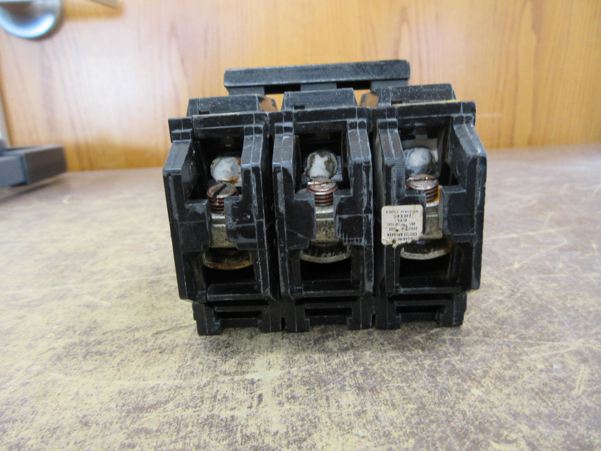 GE Clip-on Circuit Breaker THQL32060 60A 240V 3P Used