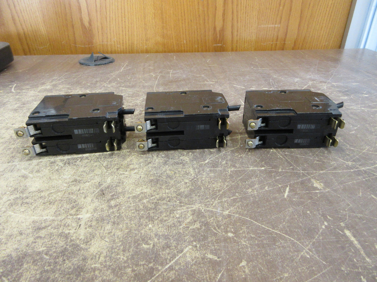 Square D Bolt-on Circuit Breaker QOB240 40A 120/240V 2P * Lot of 3 * Used