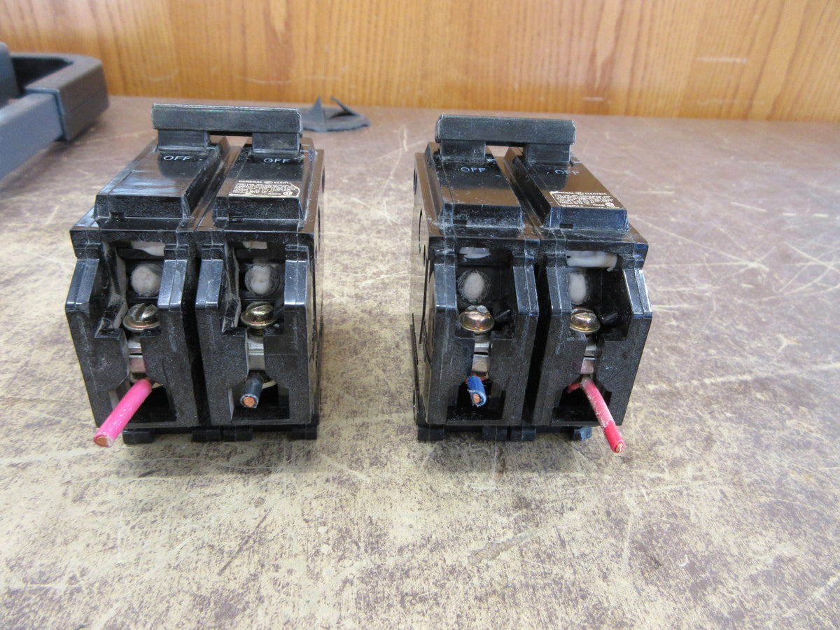 GE Clip-on Circuit Breaker THQL2120 20A 120/240V 2P * Lot of 2 * Used